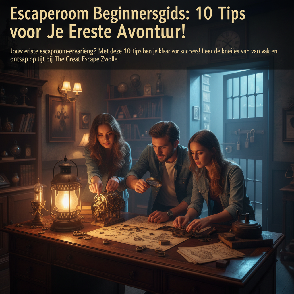 Escaperoom Beginnersgids: 10 Tips voor Je Eerste Avontuur!